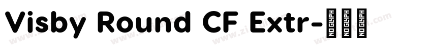 Visby Round CF Extr字体转换